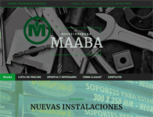 Tablet Screenshot of maaba.com.ar